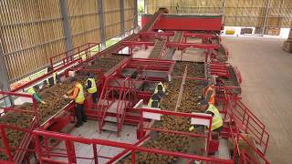 Potato Grading, Cleaning and Bulker loading line | Tong Engineering