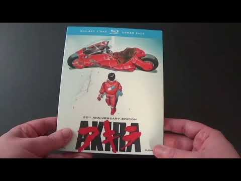 Akira 25th Anniversary Edition Blu RayDVD Unboxing