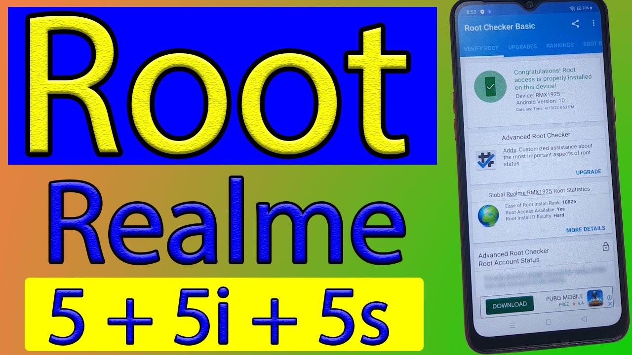 How To Root Realme 5+5i+5s / Realme5 5i 5s root / RMX1925 RMX2030 RMX1911 Root