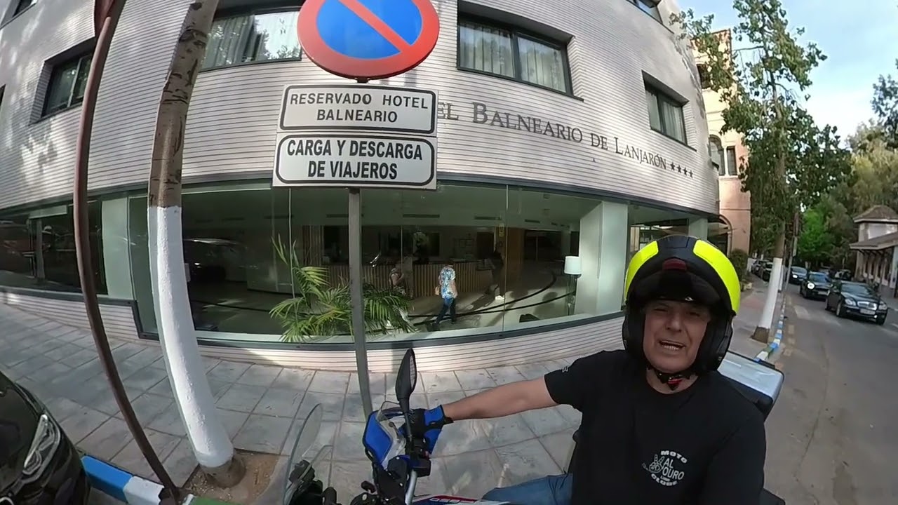 RUTA ALPUJARRAS GRANADINAS PRIMER  DIA LANJARON CON MOTO BMW F 850 GS