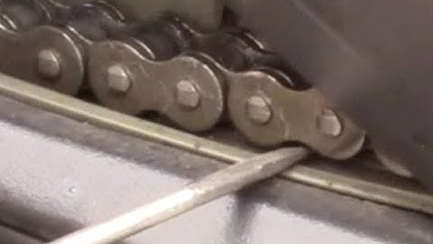 Motorcycle Chain Slack