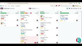 كيف تنظم مبيعات شركتك وتتتبع عملائك باستخدام Odoo19 CRM الجزء الثاني