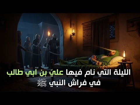 الليلة التي نام فيها علي في فراش النبي ﷺ أعظم تضحية في سبيل الله