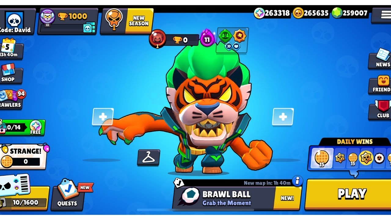 Drawing EVERY Brawl Stars Skin - SHADOW TIGER LEON - YouTube