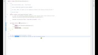 Java Interview Question and Answer What happens there is an exception thrown before finally block