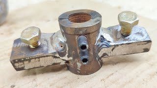 Not many people know about this special lathe technique and tools. Crankshaft repair