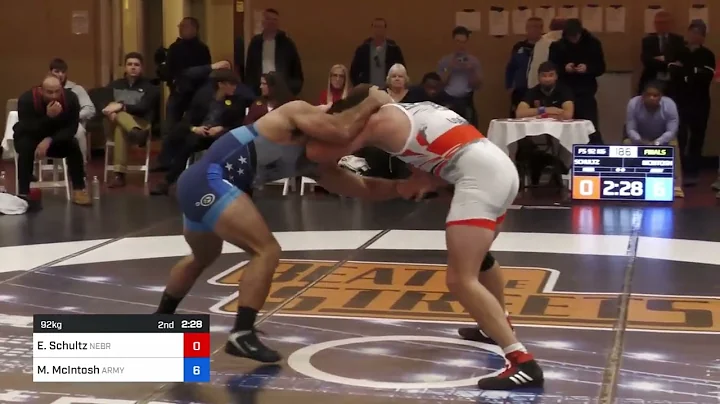92 Kg Final - Eric Schultz, Nebraska Wrestling Tra...