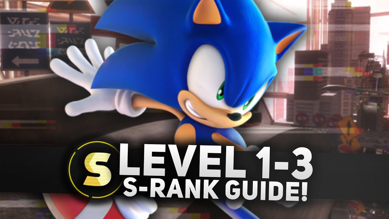 Sonic Frontiers - Cyberspace Level 1-3 S-Rank Time Guide (4K/60FPS)