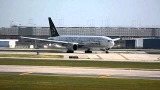 United Airlines Star Alliance 777-200Er Takeoff Houston Kiah