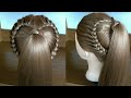 Kids hairstyles for school | Hair tutorial | Детские прически для школы СЕРДЦЕ из волос | Coiffures.