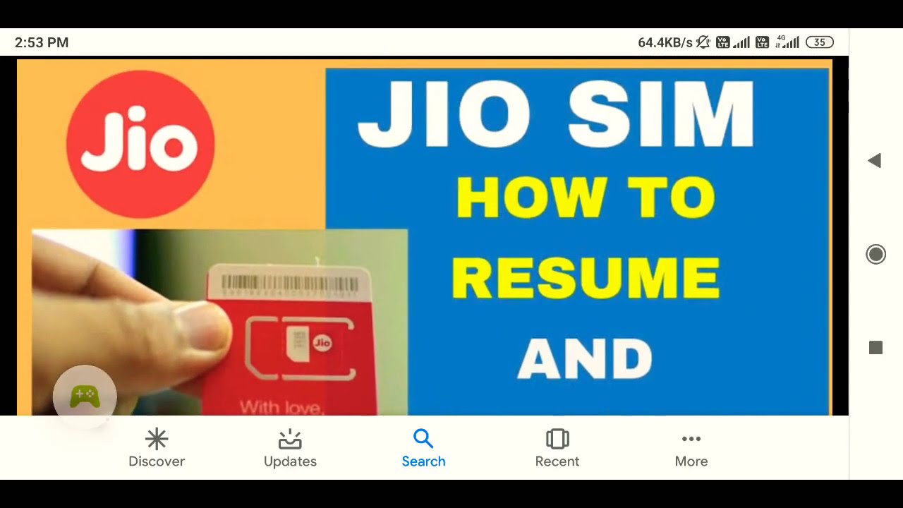 With love from Jio & idea SIM Top 1₹ my video