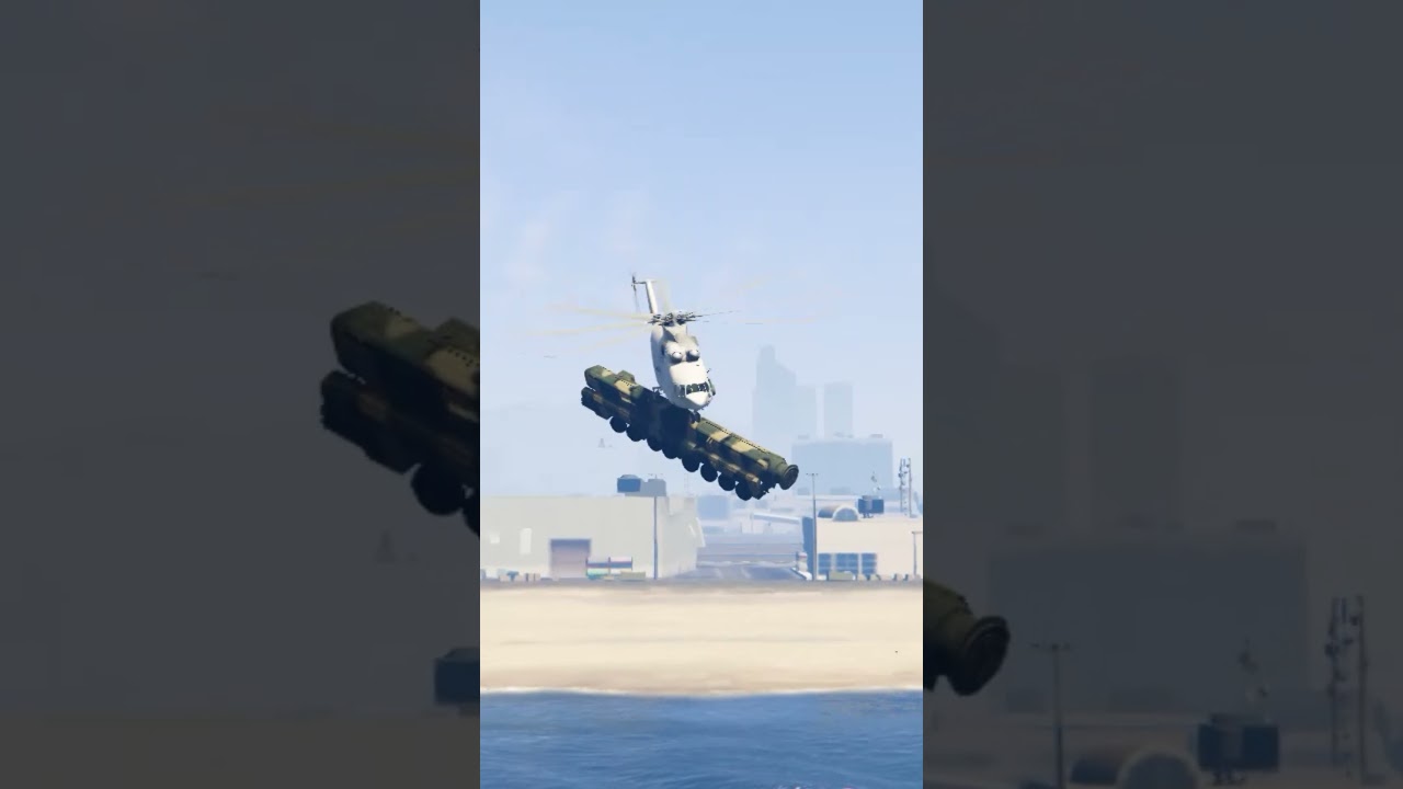 UN's Special Helicopter Carry the Heavy Bomb and going to Russia - GTA 5 