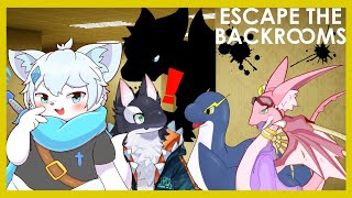 【Escape the Backrooms】バケモノだらけの不思議なお部屋調査！！【ケモノVtuber】