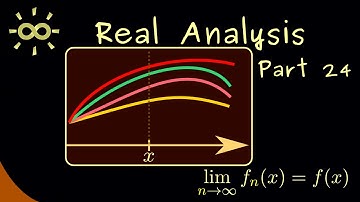 Real Analysis 24 | Pointwise Convergence [dark version]