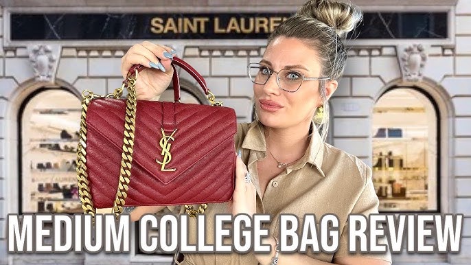 My Saint Laurent College Handbag Review - Mia Mia Mine