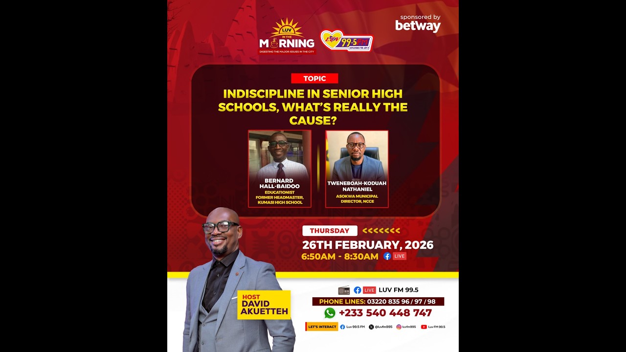 LIVE - Indiscipline in Senior High Schools, what’s the really cause?