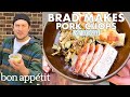 Brad Makes Pork Chops and Flat Bread | From the Home Kitchen | Bon Appétit