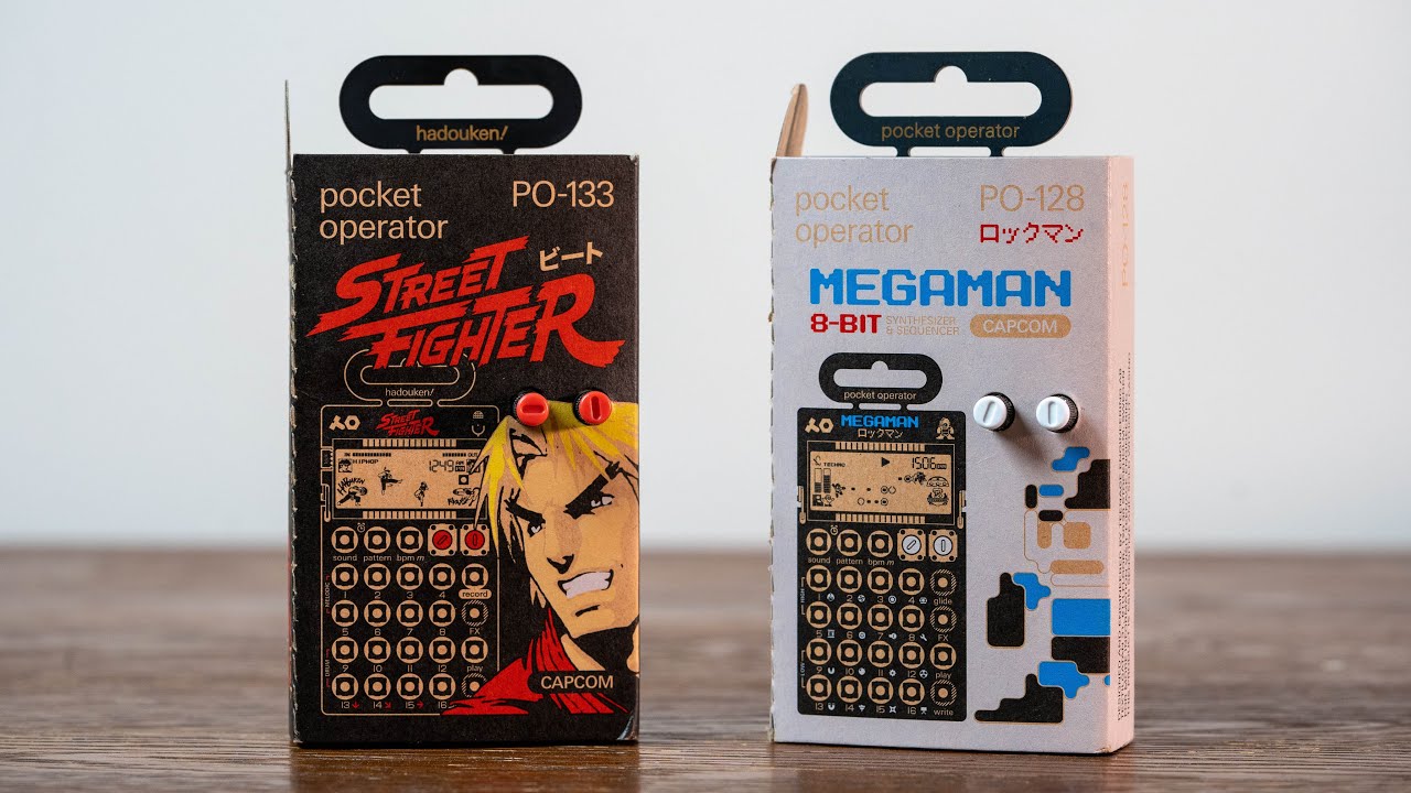 TE Pocket Operator - Street Fighter II & Mega Man Capcom (First Playthrough)