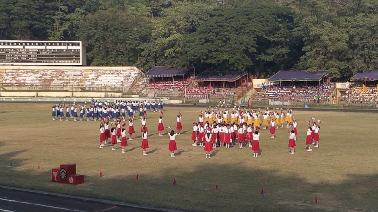 53rd Annual Sports Day.... Drill presented by the girls... YouTube