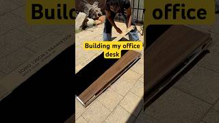 Building my office desk  #homeoffice #officedesk #diy