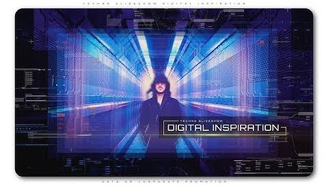 Techno Slideshow Digital Inspiration | After Effects Template | Video Displays