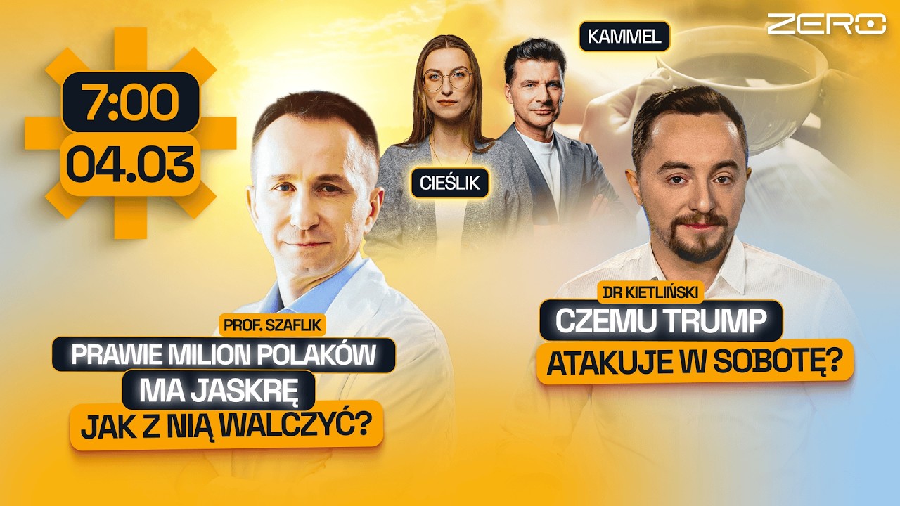 7:00 TOMASZ KAMMEL & ALEKSANDRA CIEŚLIK - PORANEK