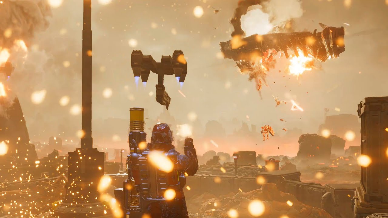 Battle with Automatons - Super Helldive Difficulty - 4K Quality - Helldivers 2