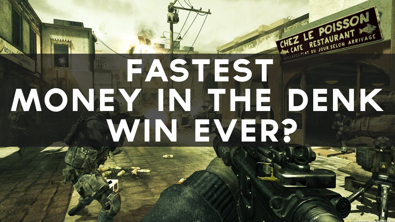 Fastest Money In The Denk Win Ever?! - 85 Second MW3 MITD Gameplay ★