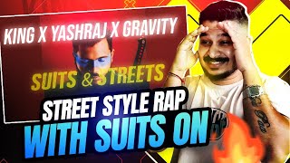 KING x YASHRAJ x GRAVITY - Suits & Streets ( REACTION..!! ) | MONOPOLY MOVES | LiL AnnA ReactioN 😎🔥