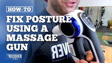 How To Use A Massage Gun To Fix Rounded Shoulders and Posture | Recover Vibe