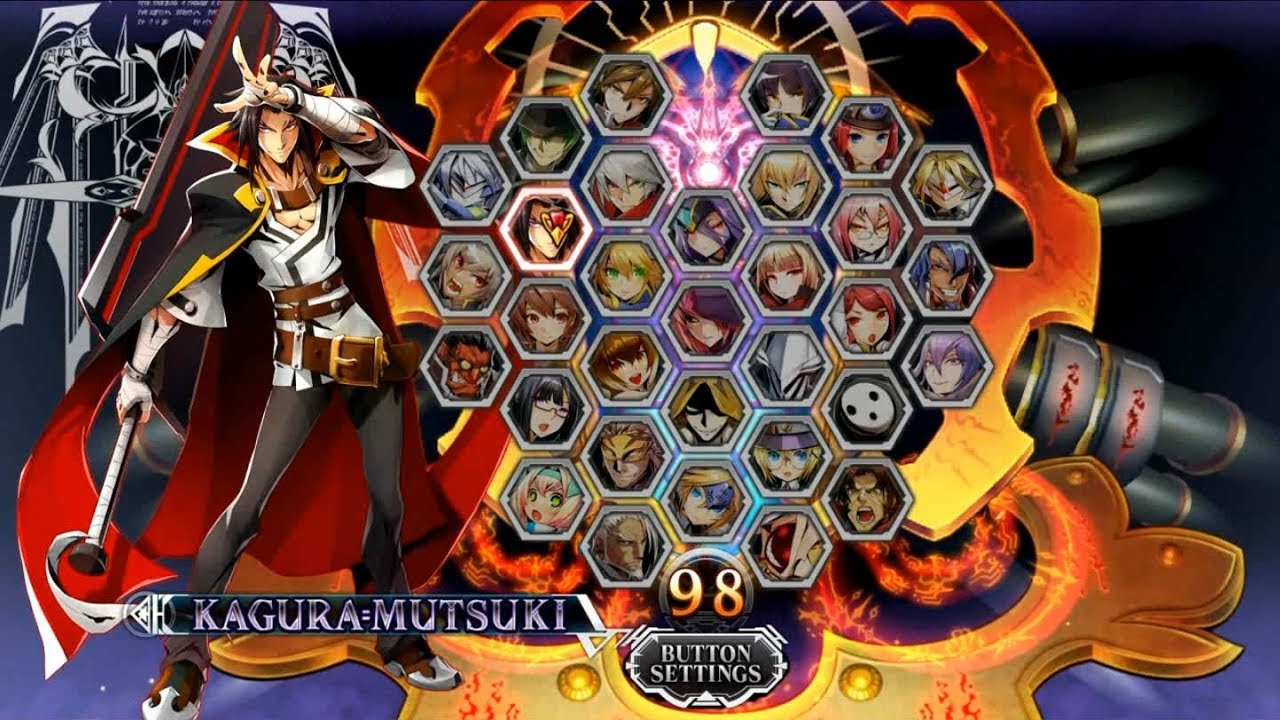 [BLAZBLUE CENTRALFICTION][BBCF2]Kagura Mutsuki combo collections YouTube