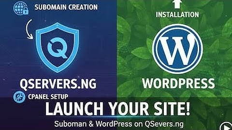 Qservers Tutorial 2025 🚀 How to Create a Subdomain & Install WordPress (Step by Step)