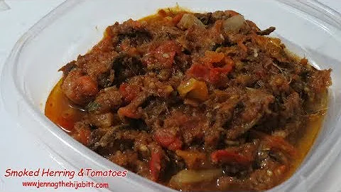 HOW TO Make SMOKED HERRING & Tomatoes - TRINIDAD h...