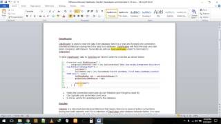 Difference Between DataReader|| ||DataSet ||DataAdapter|| and DataTable in C#
