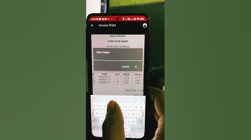invoice print with ionic app #bluetoothprinter #ionic #realapps