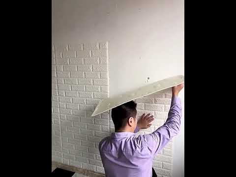 Video: Brick white wall - the raw beauty of your home