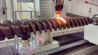 Famous Screw Laser Cladding Machine #lasercladding #screw #spiral #helix #ballscrew #threadedrod Net Worth