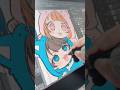 【リクエスト描き】20分でちろぴの描いてみた #イラスト #イラストメイキング #お絵描き