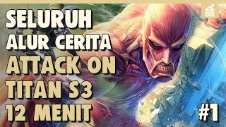 SELURUH ALUR CERITA ATTACK ON TITAN SEASON 3 PART 1 HANYA 12 MENIT || Raja Palsu