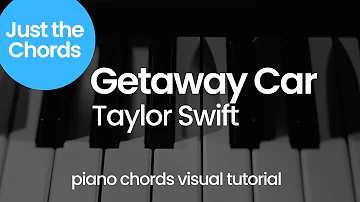 Piano Chords - Getaway Car (Taylor Swift)