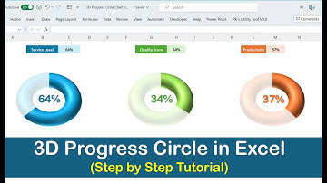 How to WOW Your Boss: 3D Progress Circle in Excel 🚀