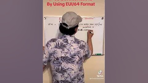 IP V6 EUI/64 Format