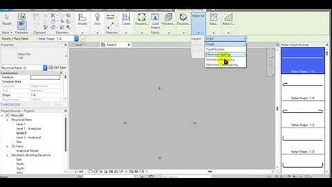 Compare Different Rebar Spacing Options in Revit Structure | Min clear spacing