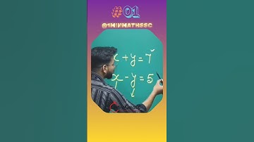 Linear equations short tricks 💯 #MathTricks #SSCMath #1MinMathSSC #Shorts #LinearEquations