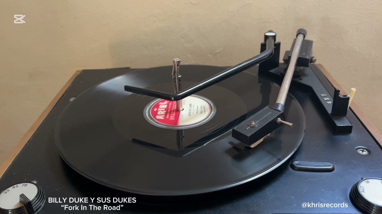 BILLY DUKE & His DUKES "Fork In The Road" Ariel 10049 ROCAKBILLY ARGENTINA PRESS 78rpm