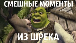 СМЕШНЫЕ МОМЕНТЫ ШРЕК 1