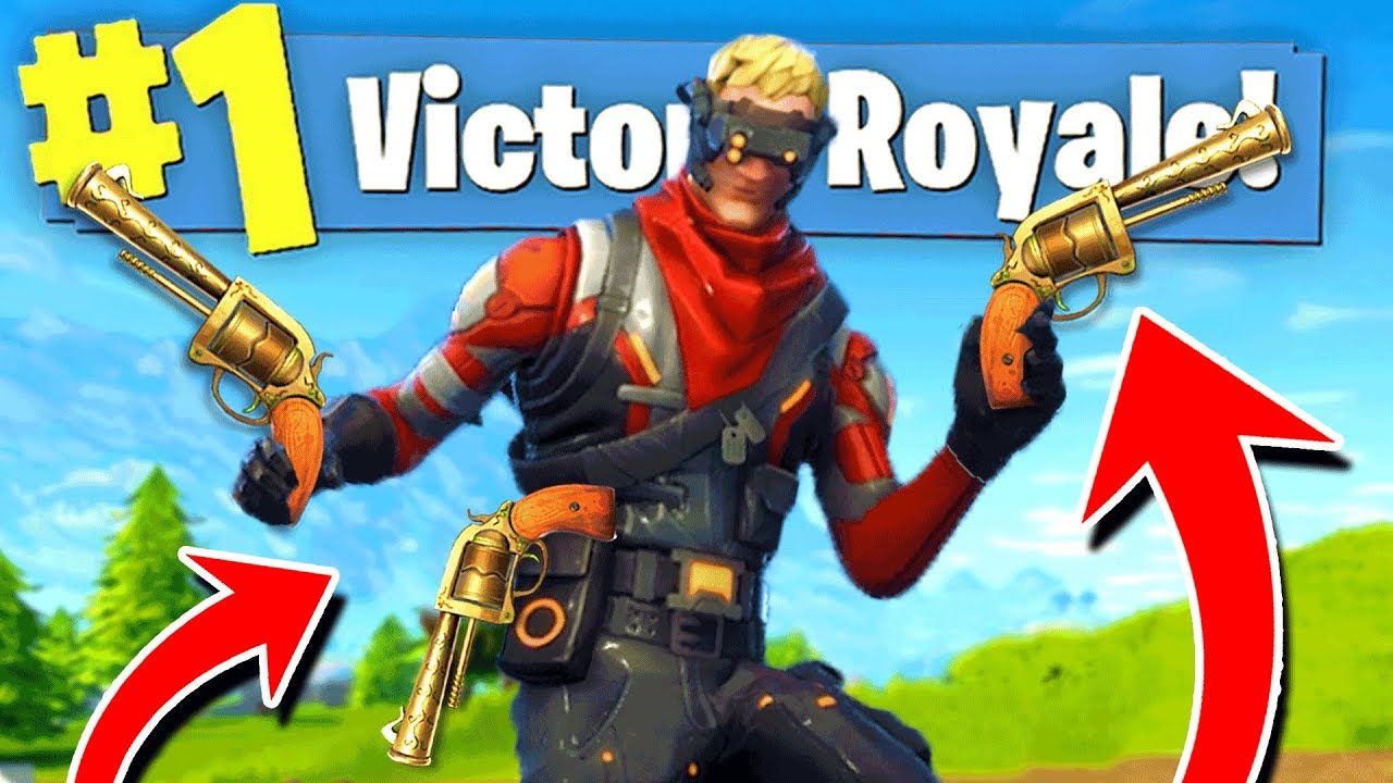 The REVOLVER Only CHALLENGE in Fortnite Battle Royale!