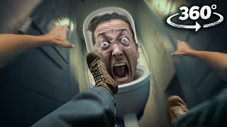 Vr 360 Horror Video Skibidi Toilet Attack In School Toilet 4K Ultra Hd