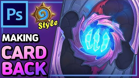Game UI Tutorial - Make a Hearthstone style Card Back | Path | Shape | Painting |