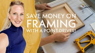 SAVE MONEY on FRAMING using a point driver!